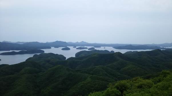 烏帽子岳展望台から望む